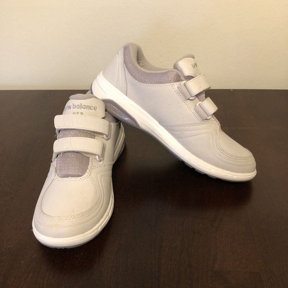 New Balance 813 Walking Shoes Women's Size 8.5 B, Hook and Loop, Grey, Leather